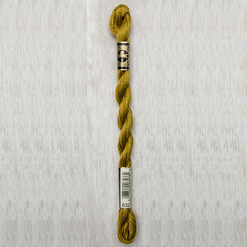 DMC Perle #5 0832 Golden Olive