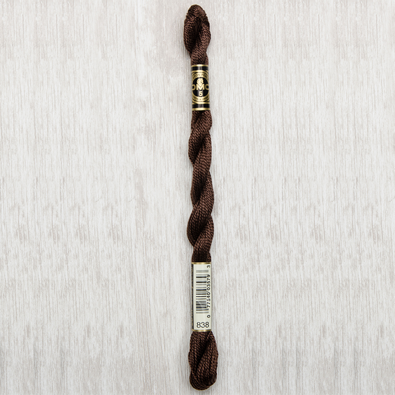 DMC Perle #5 0838 Very Dark Beige Brown