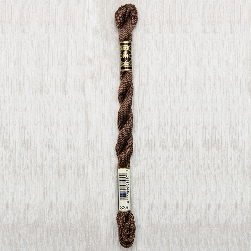 DMC Perle #5 0839 Dark Beige Brown