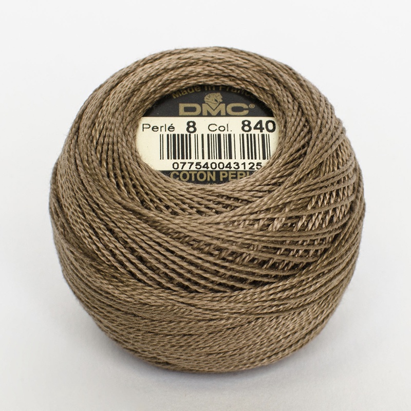 DMC Perle #5 0840 Medium Beige Brown (Skein)