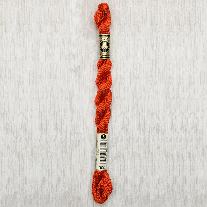 DMC Perle #5 0900 Dark Burnt Orange