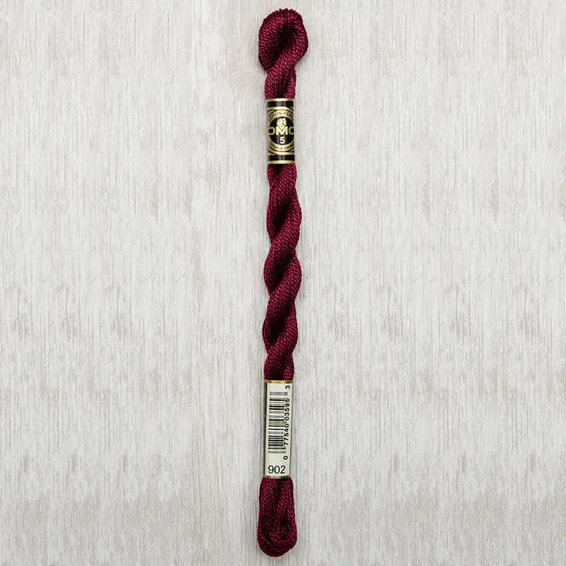 DMC Perle #5 0902 Very Dark Garnet