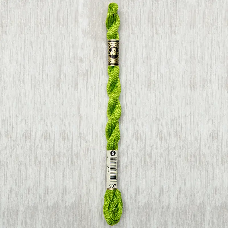 DMC Perle #5 0907 Light Parrot Green