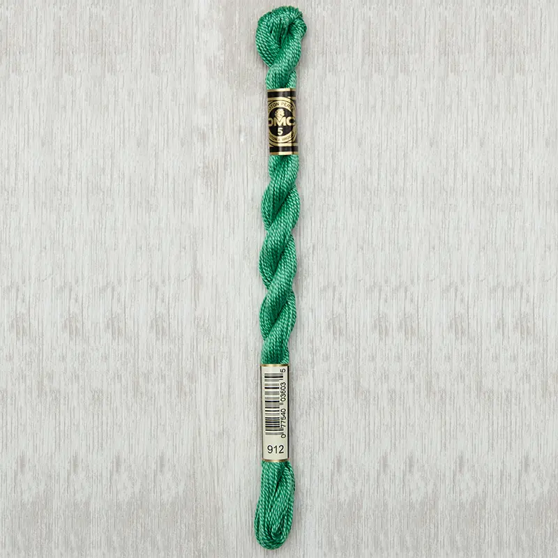 DMC Perle #5 0912 Light Emerald Green