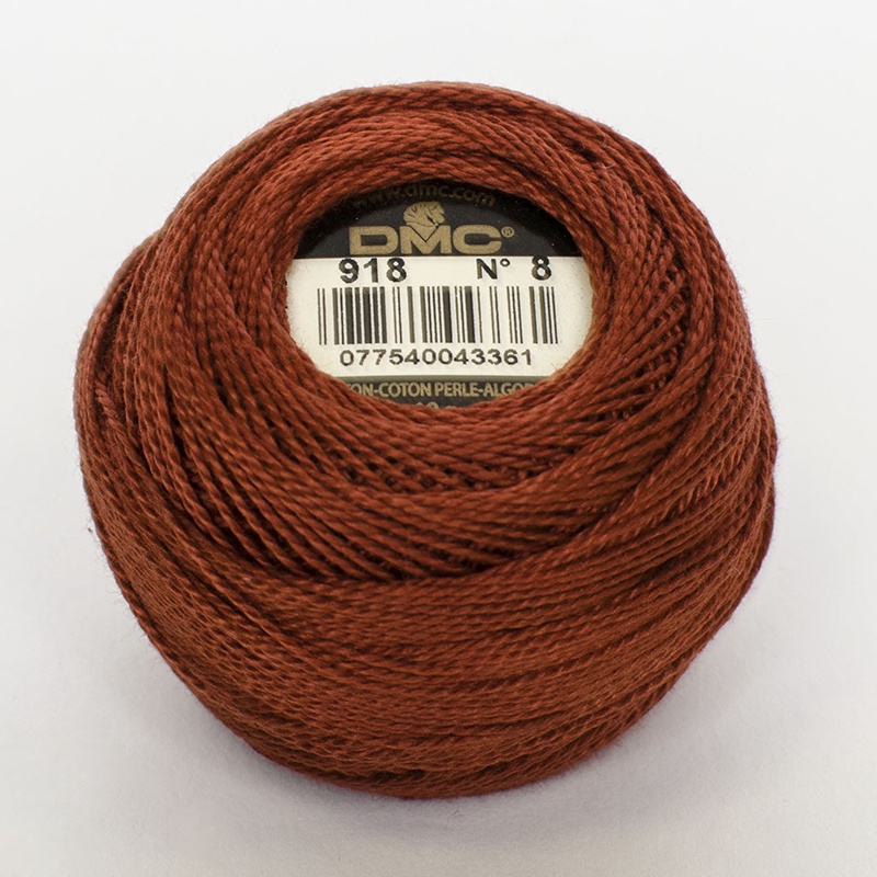 DMC Perle #5 0918 Dark Red Copper (Skein)