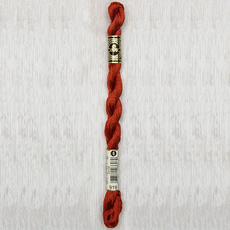 DMC Perle #5 0919 Red Copper