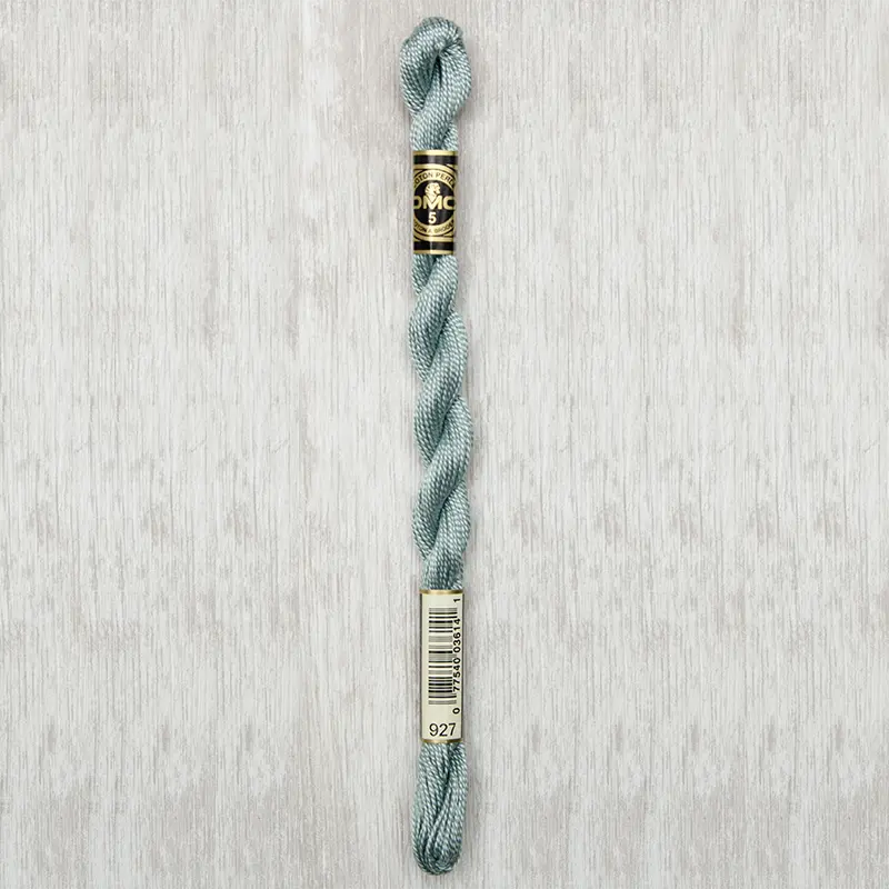 DMC Perle #5 0927 Light Gray Green