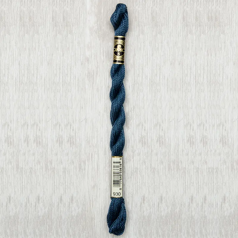 DMC Perle #5 0930 Dark Antique Blue
