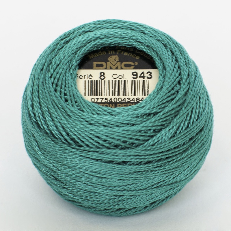 DMC Perle #5 0943 Medium Aquamarine (Skein)