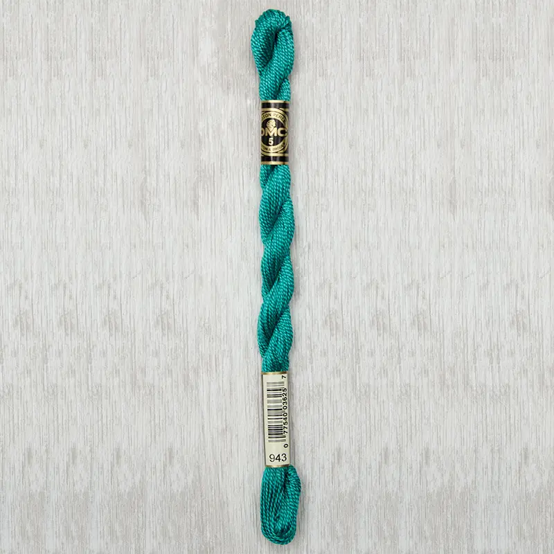 DMC Perle #5 0943 Medium Aquamarine