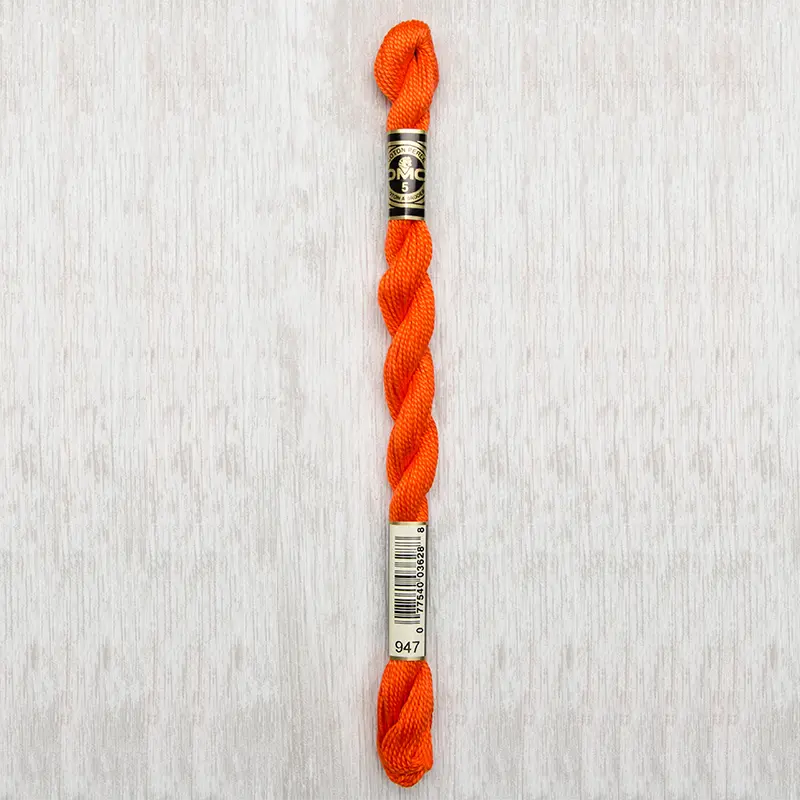 DMC Perle #5 0947 Burnt Orange