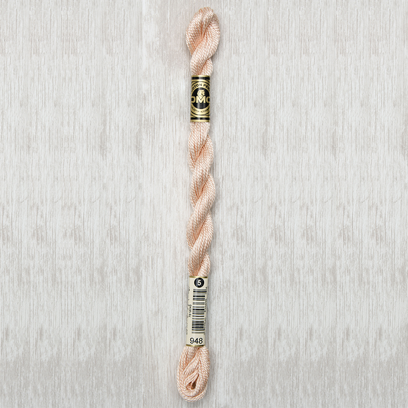 DMC Perle #5 0948 Very Light Peach