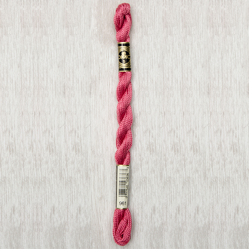DMC Perle #5 0961 Dark Dusty Rose