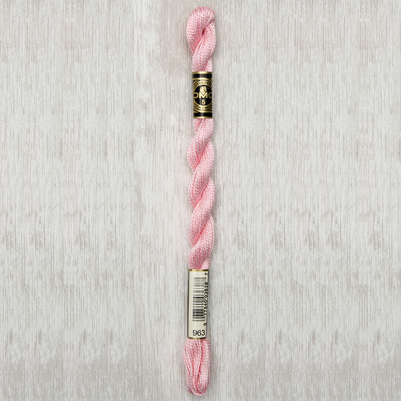 DMC Perle #5 0963 Ultra Very Light Dusty Rose