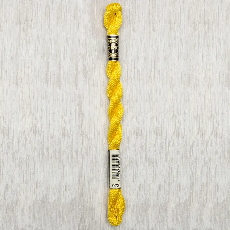 DMC Perle #5 0973 Bright Canary