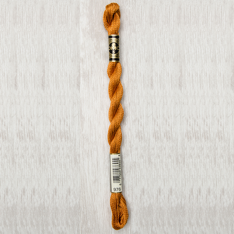 DMC Perle #5 0976 Medium Golden Brown