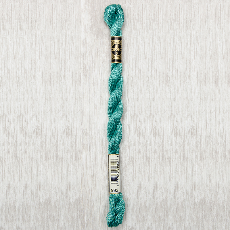 DMC Perle #5 0992 Light Aquamarine (Skein)