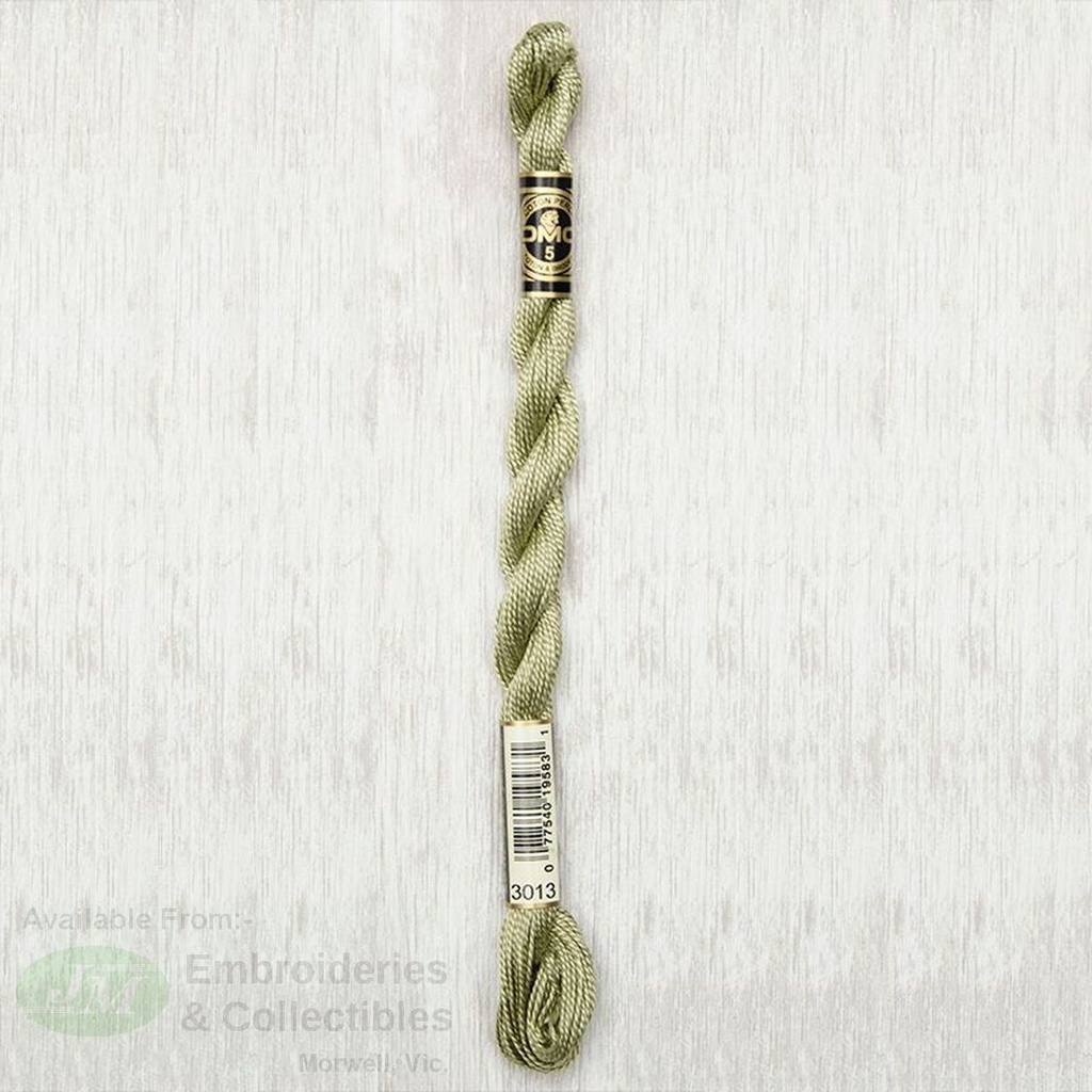 DMC Perle #5 3013 Light Khaki Green