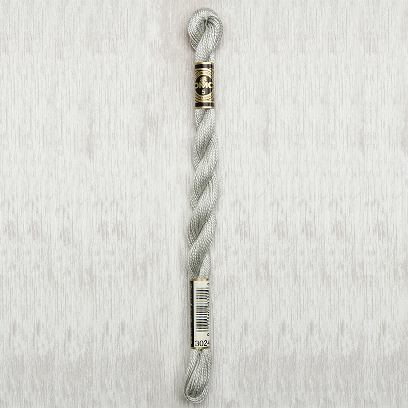 DMC Perle #5 3024 Very Light Brown Gray