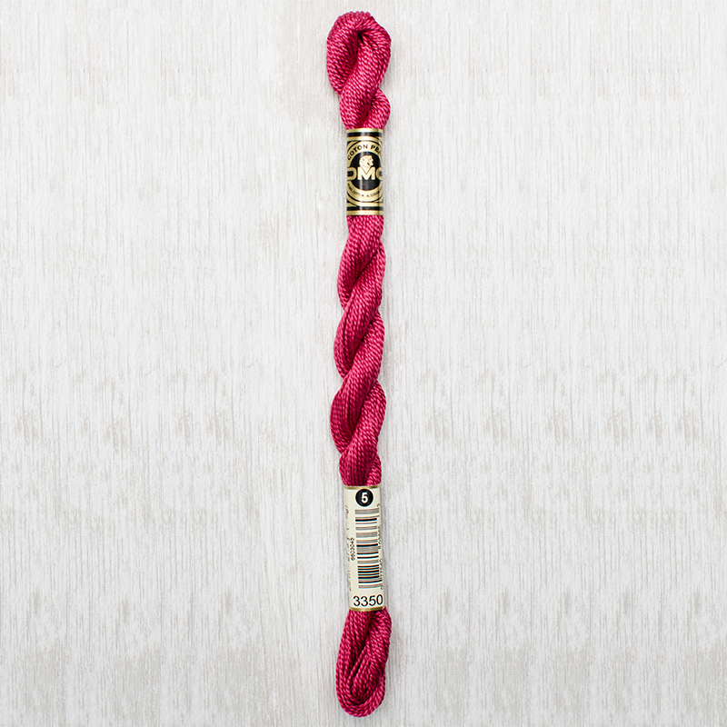 DMC Perle #5 3350 Ultra Dark Dusty Rose