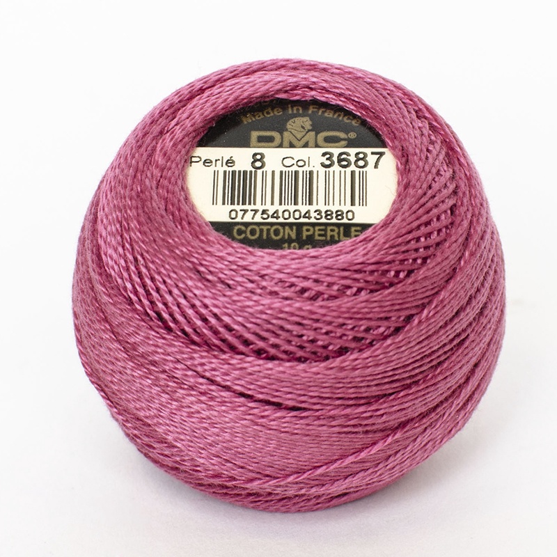 DMC Perle #5 3687 Mauve (Skein)