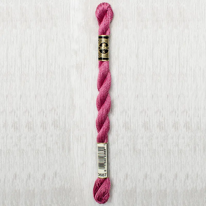 DMC Perle #5 3687 Mauve