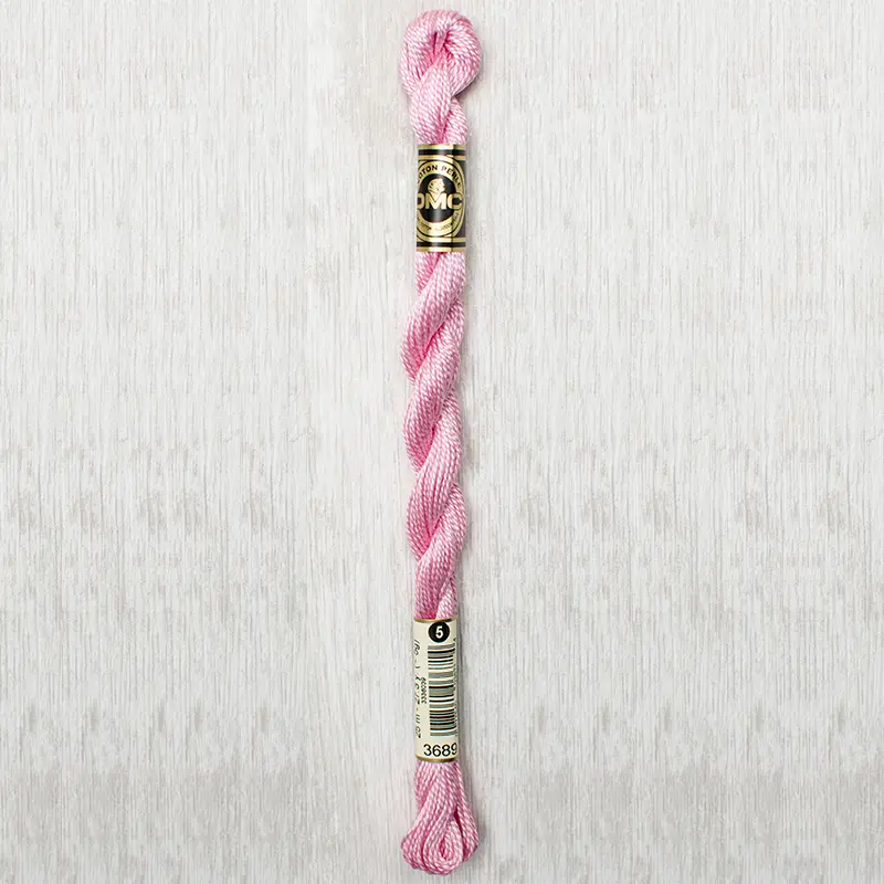 DMC Perle #5 3689 Light Mauve
