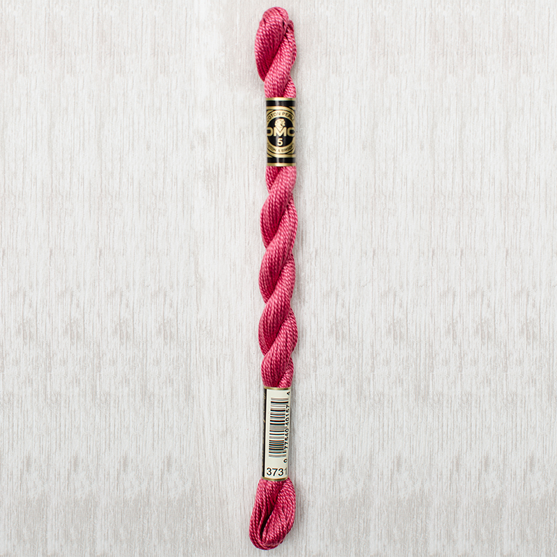DMC Perle #5 3731 Very Dark Dusty Rose (Skein)