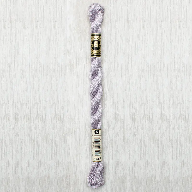DMC Perle #5 3743 Very Light Antique Violet