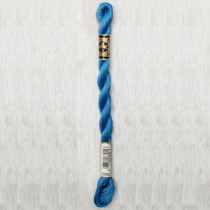 DMC Perle #5 3760 Medium Wedgwood