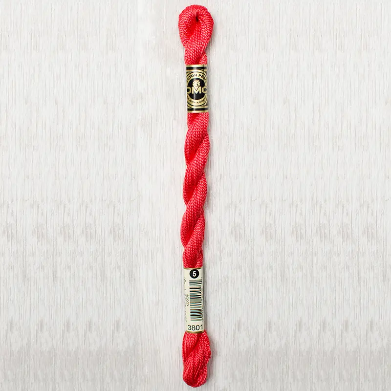 DMC Perle #5 3801 Very Dark Melon