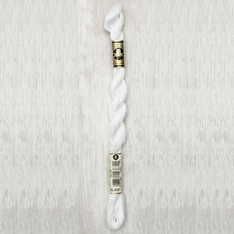 DMC Perle #5 BLANC White