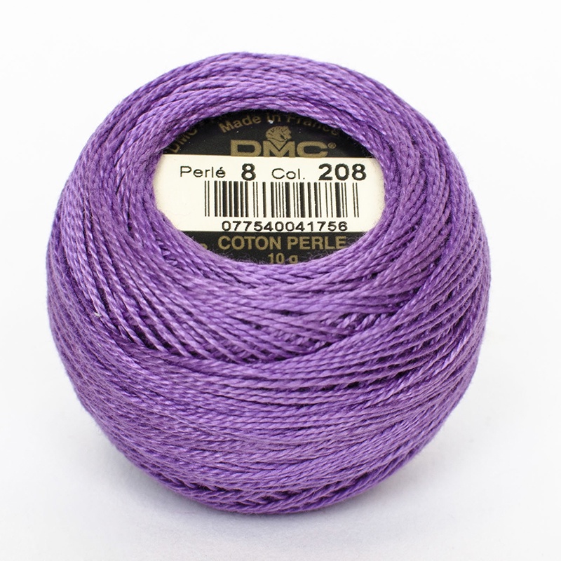 DMC Perle #8 0208 Very Dark Lavender