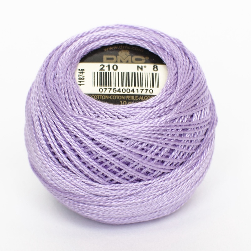 DMC Perle #8 0210 Medium Lavender