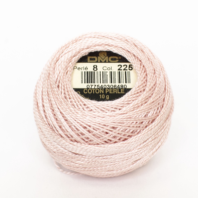 DMC Perle #8 0225 Ultra Very Light Shell Pink