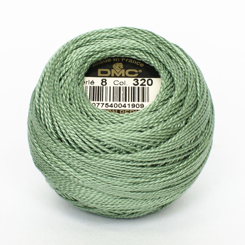 DMC Perle #8 0320 Medium Pistachio Green