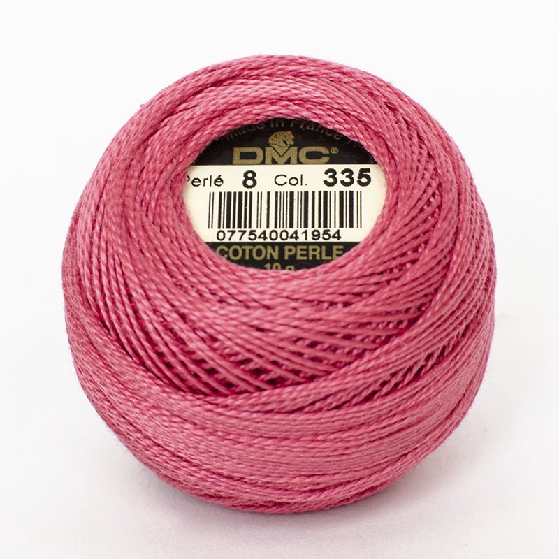 DMC Perle #8 0335 Rose