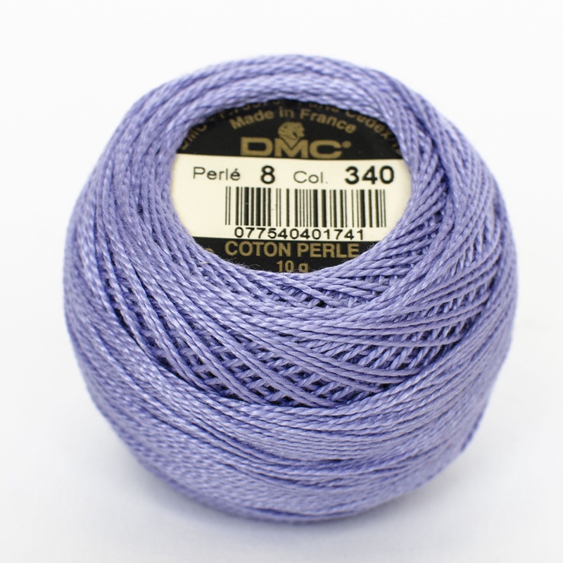 DMC Perle #8 0340 Medium Blue Violet