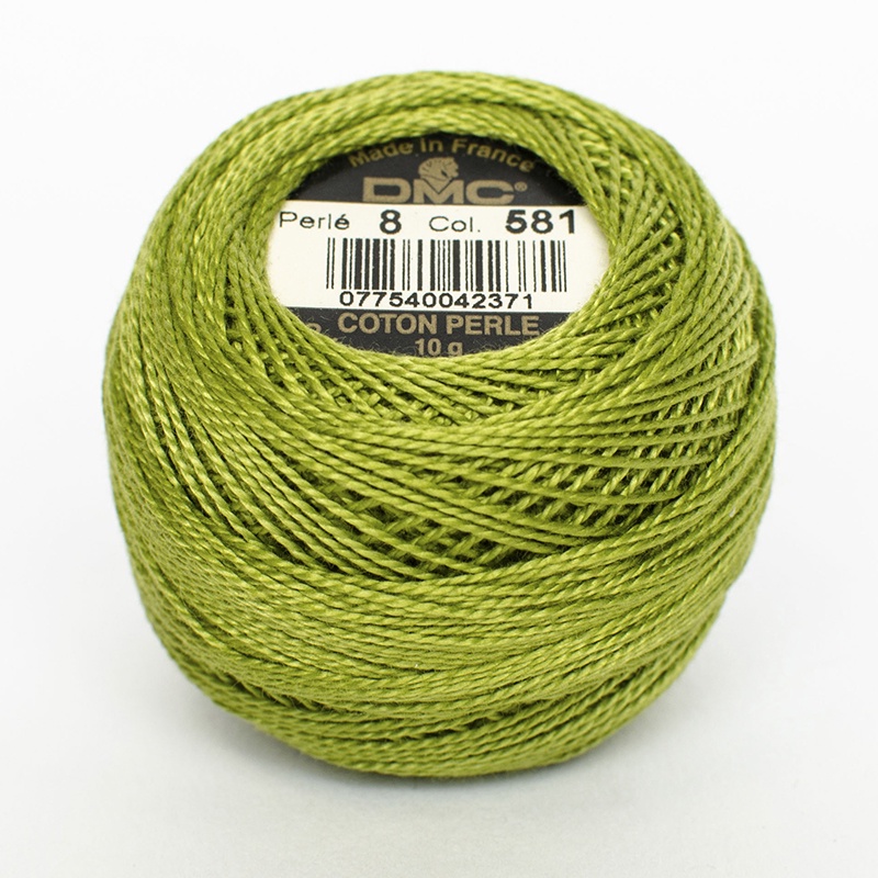 DMC Perle #8 0581 Moss Green