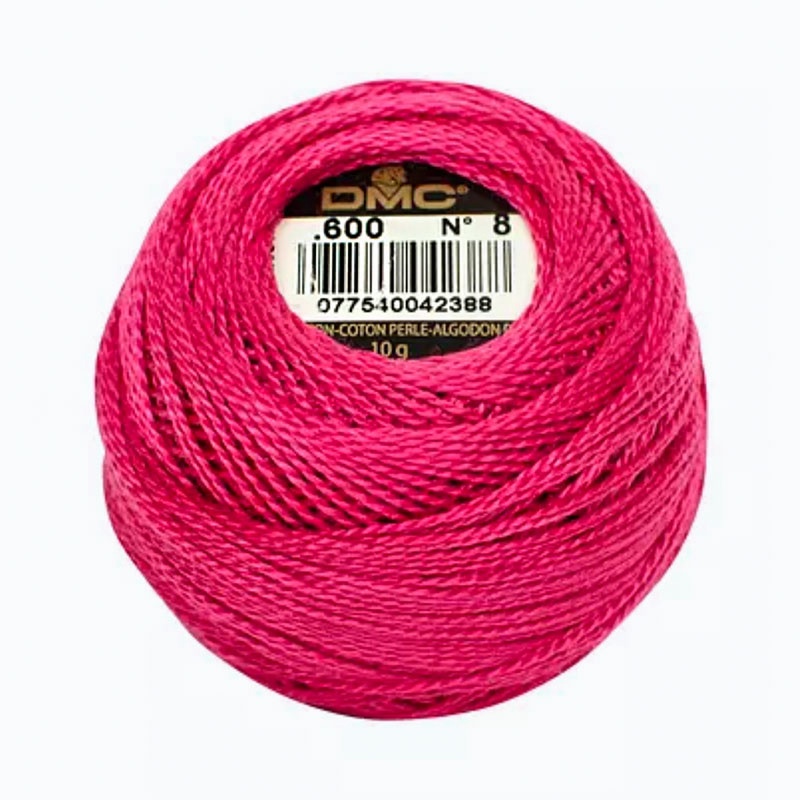 DMC Perle #8 0600 Very Dark Cranberry