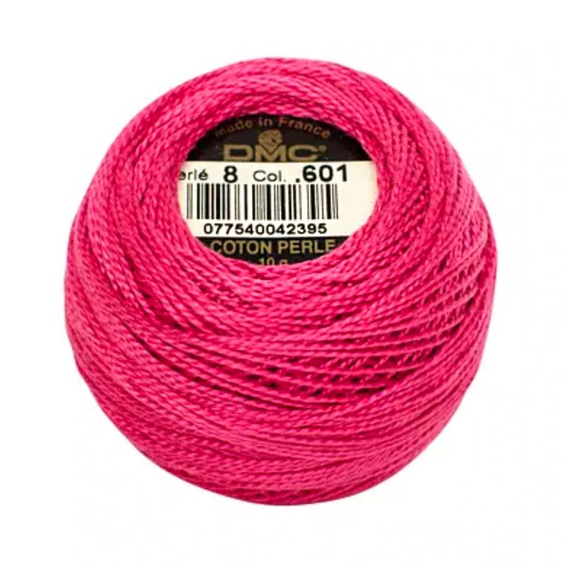 DMC Perle #8 0601 Dark Cranberry