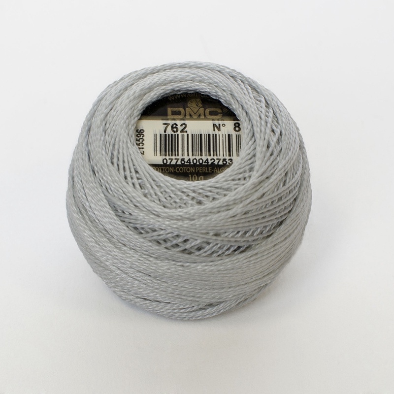 DMC Perle #8 0762 Very Light Pearl Gray