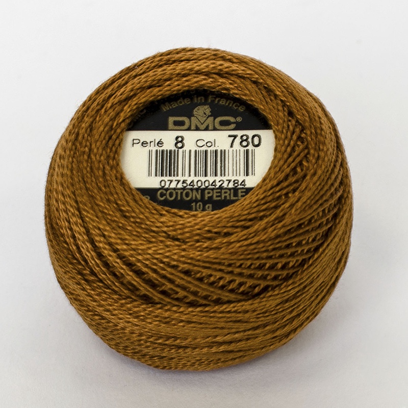 DMC Perle #8 0780 Ultra Very Dark Topaz