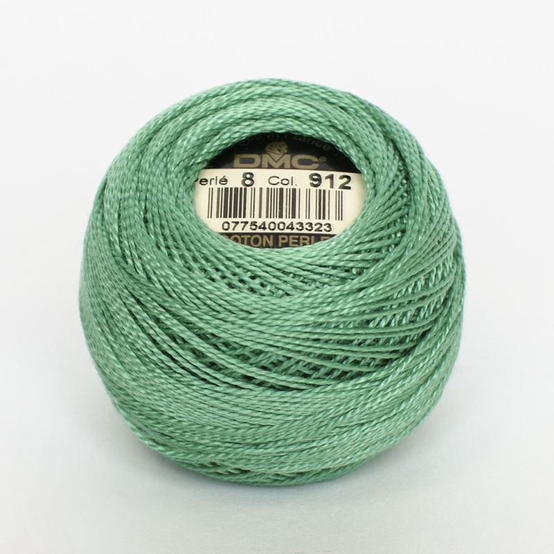 DMC Perle #8 0912 Light Emerald Green