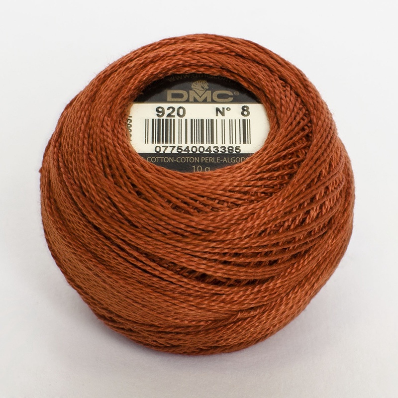 DMC Perle #8 0920 Medium Copper