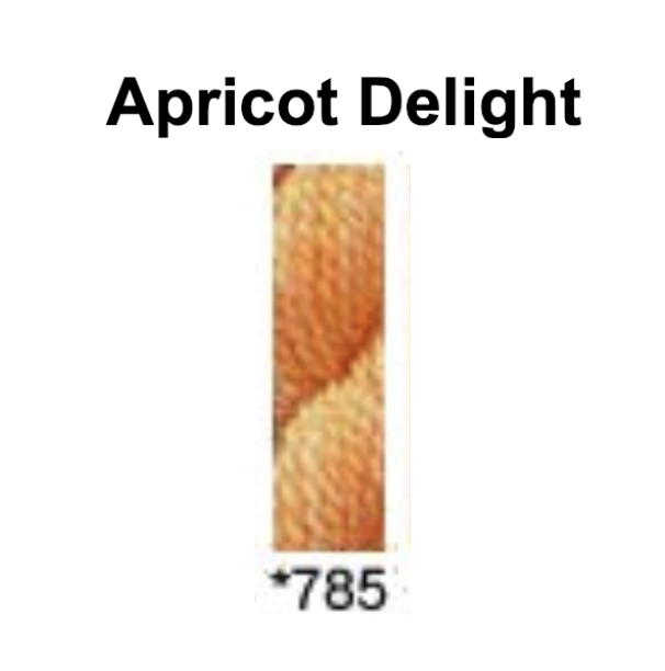 Gumnut Threads Daisies 785 Apricot Delight