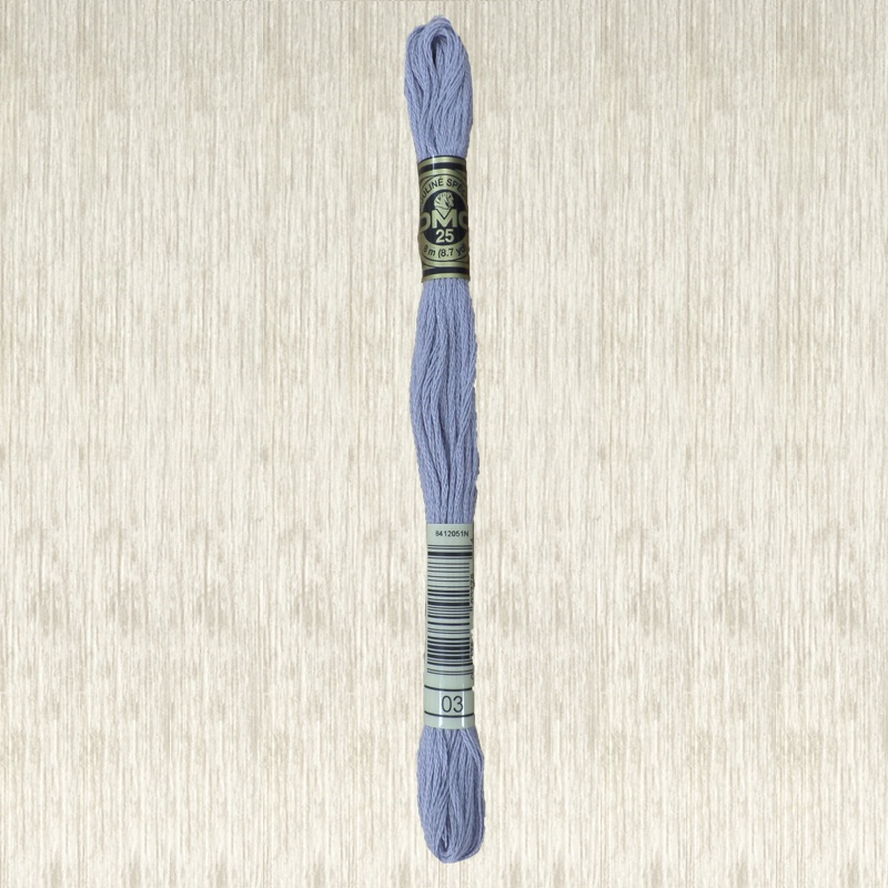DMC Stranded Cotton 0003 Medium Tin