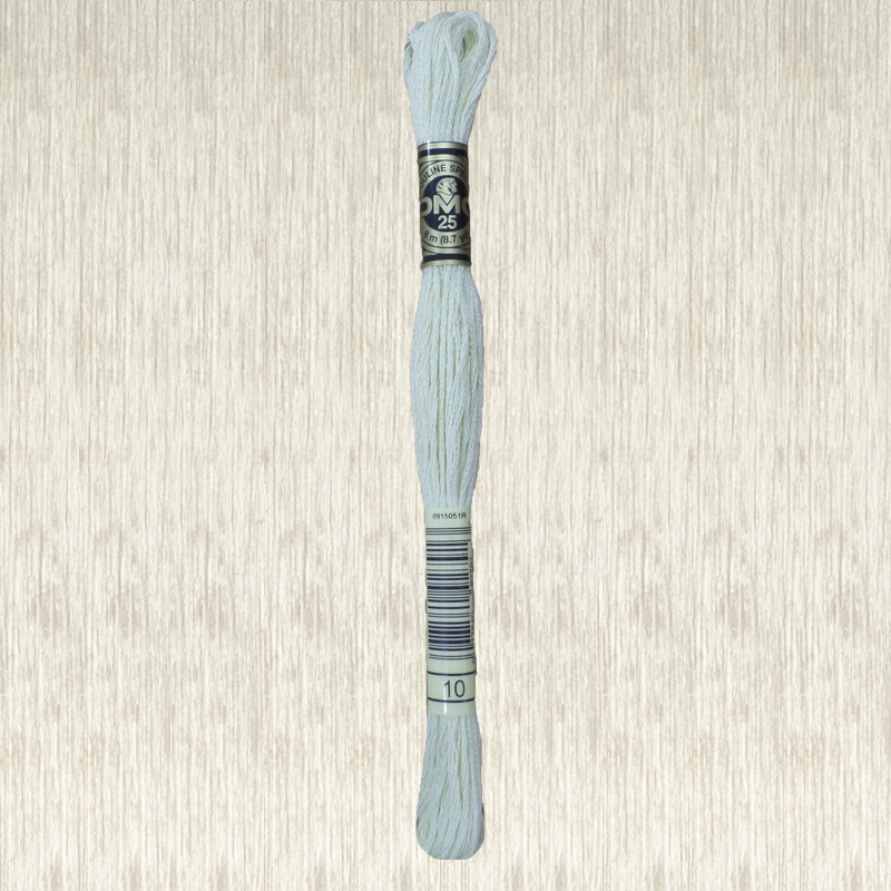 DMC Stranded Cotton 0010 Very Light Tender Green