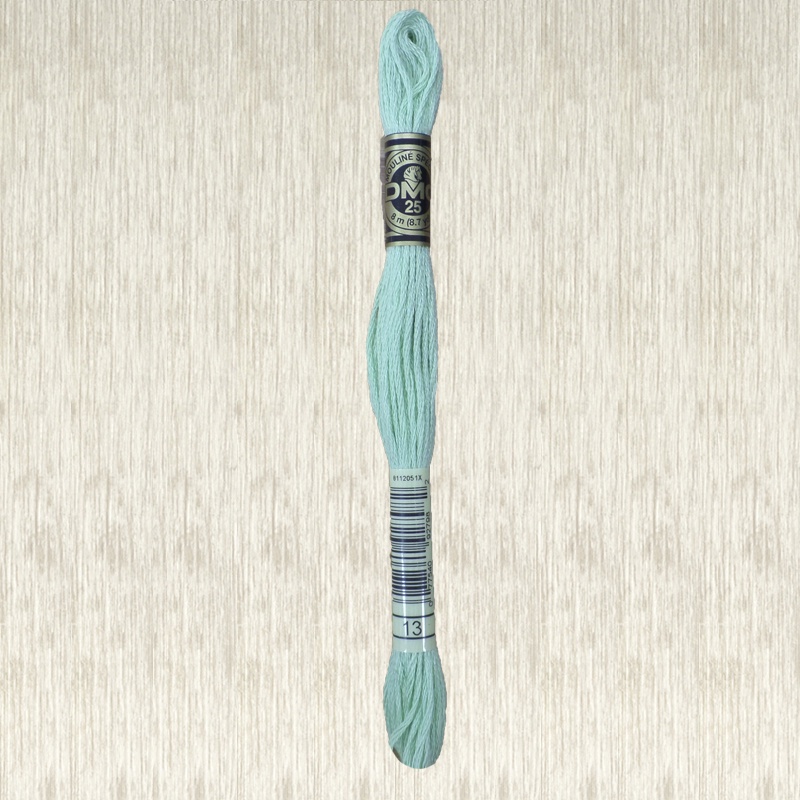 DMC Stranded Cotton 0013 Medium Light Nile Green