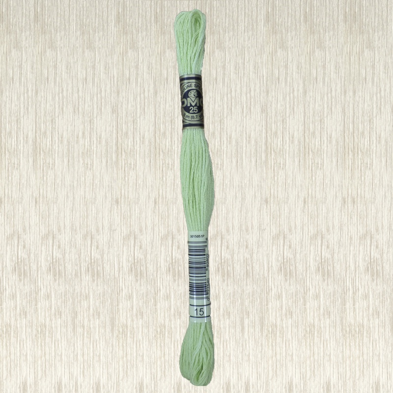 DMC Stranded Cotton 0015 Apple Green